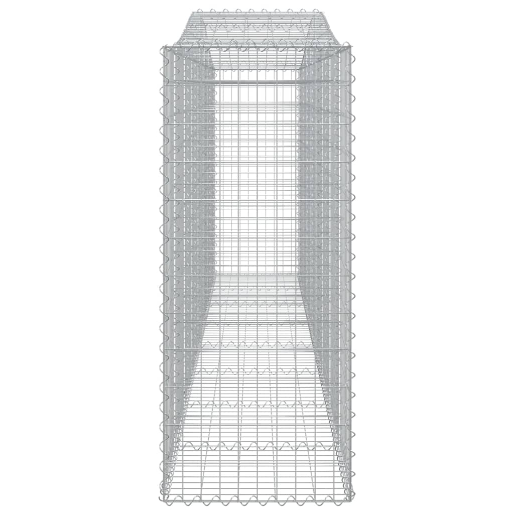 Arched Gabion Baskets 5 pcs 400x50x120/140 cm Galvanised Iron