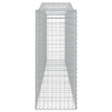 Arched Gabion Baskets 6 pcs 400x50x120/140 cm Galvanised Iron