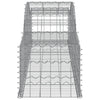 Arched Gabion Baskets 5 pcs 300x50x40/60 cm Galvanised Iron