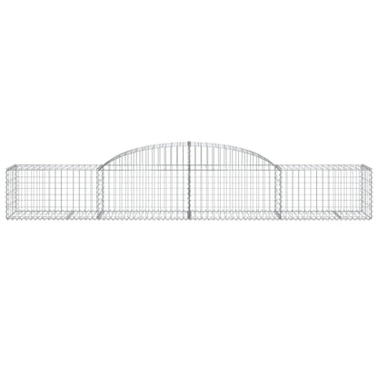 Arched Gabion Baskets 20 pcs 300x50x40/60 cm Galvanised Iron