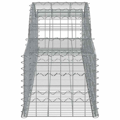 Arched Gabion Baskets 30 pcs 300x50x40/60 cm Galvanised Iron