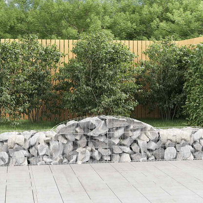 Arched Gabion Baskets 30 pcs 300x50x40/60 cm Galvanised Iron