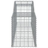 Arched Gabion Baskets 6 pcs 300x50x60/80 cm Galvanised Iron