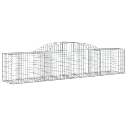 Arched Gabion Baskets 20 pcs 300x50x60/80 cm Galvanised Iron