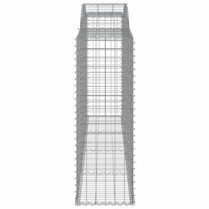 Arched Gabion Baskets 13 pcs 300x50x140/160 cm Galvanised Iron