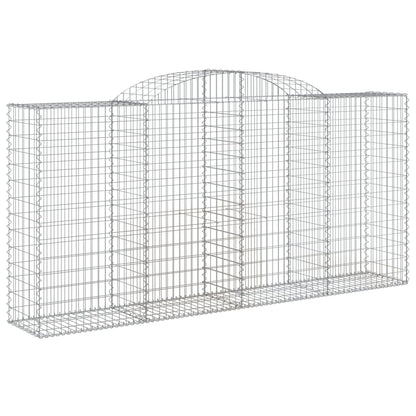 Arched Gabion Baskets 30 pcs 300x50x140/160 cm Galvanised Iron