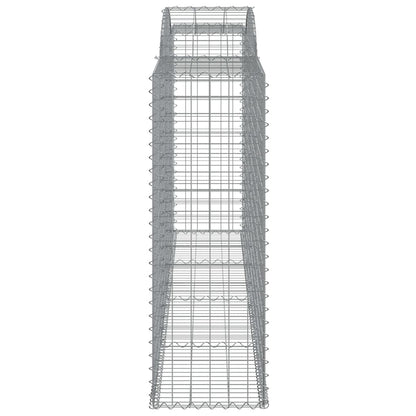 Arched Gabion Baskets 30 pcs 300x50x140/160 cm Galvanised Iron