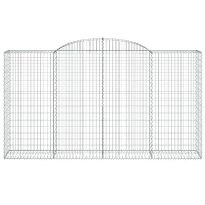 Arched Gabion Baskets 20 pcs 300x50x160/180 cm Galvanised Iron