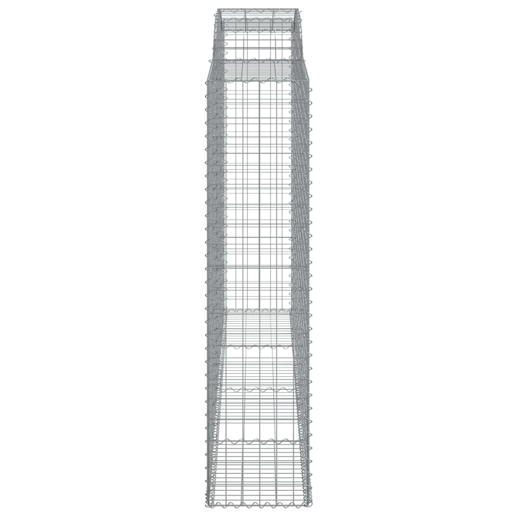 Arched Gabion Baskets 11 pcs 300x50x200/220 cm Galvanised Iron