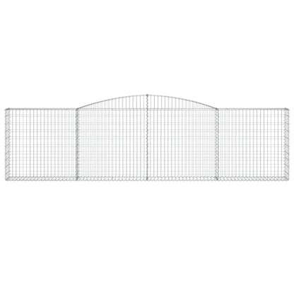 Arched Gabion Baskets 20 pcs 400x30x100/120 cm Galvanised Iron