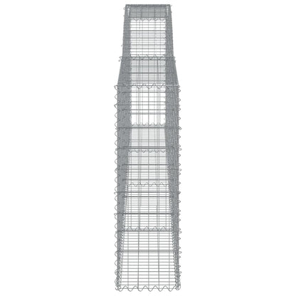 Arched Gabion Baskets 20 pcs 400x30x100/120 cm Galvanised Iron