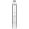 Arched Gabion Baskets 2 pcs 400x30x160/180 cm Galvanised Iron