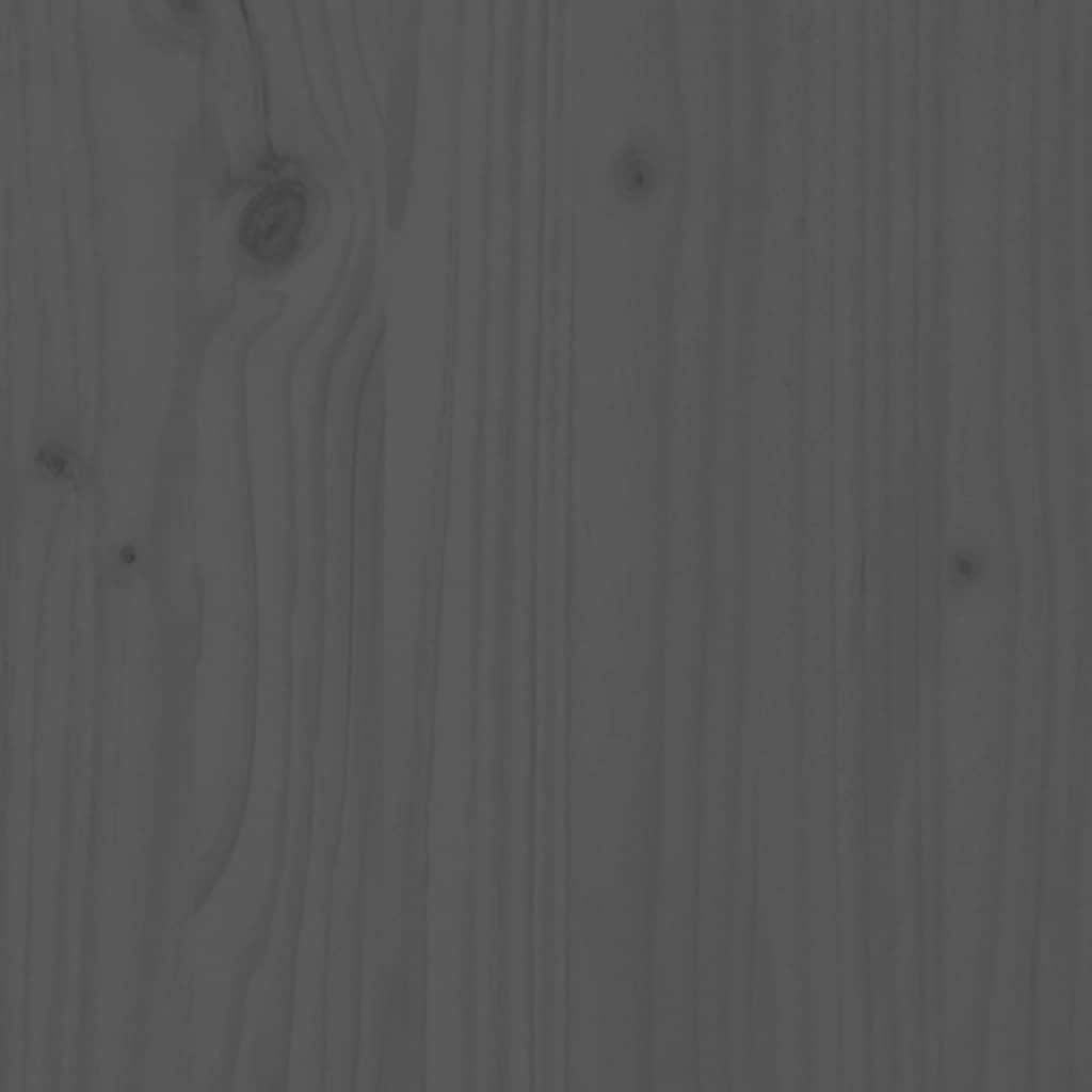Monitor Stand Grey 70x27.5x15 cm Solid Wood Pine