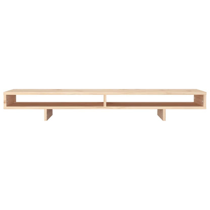 Monitor Stand 100x27x14 cm Solid Wood Pine