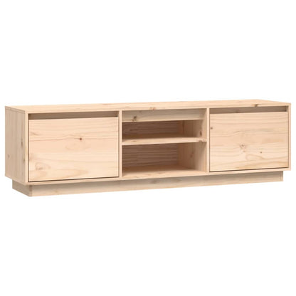 TV Cabinet 140x35x40 cm Solid Wood Pine