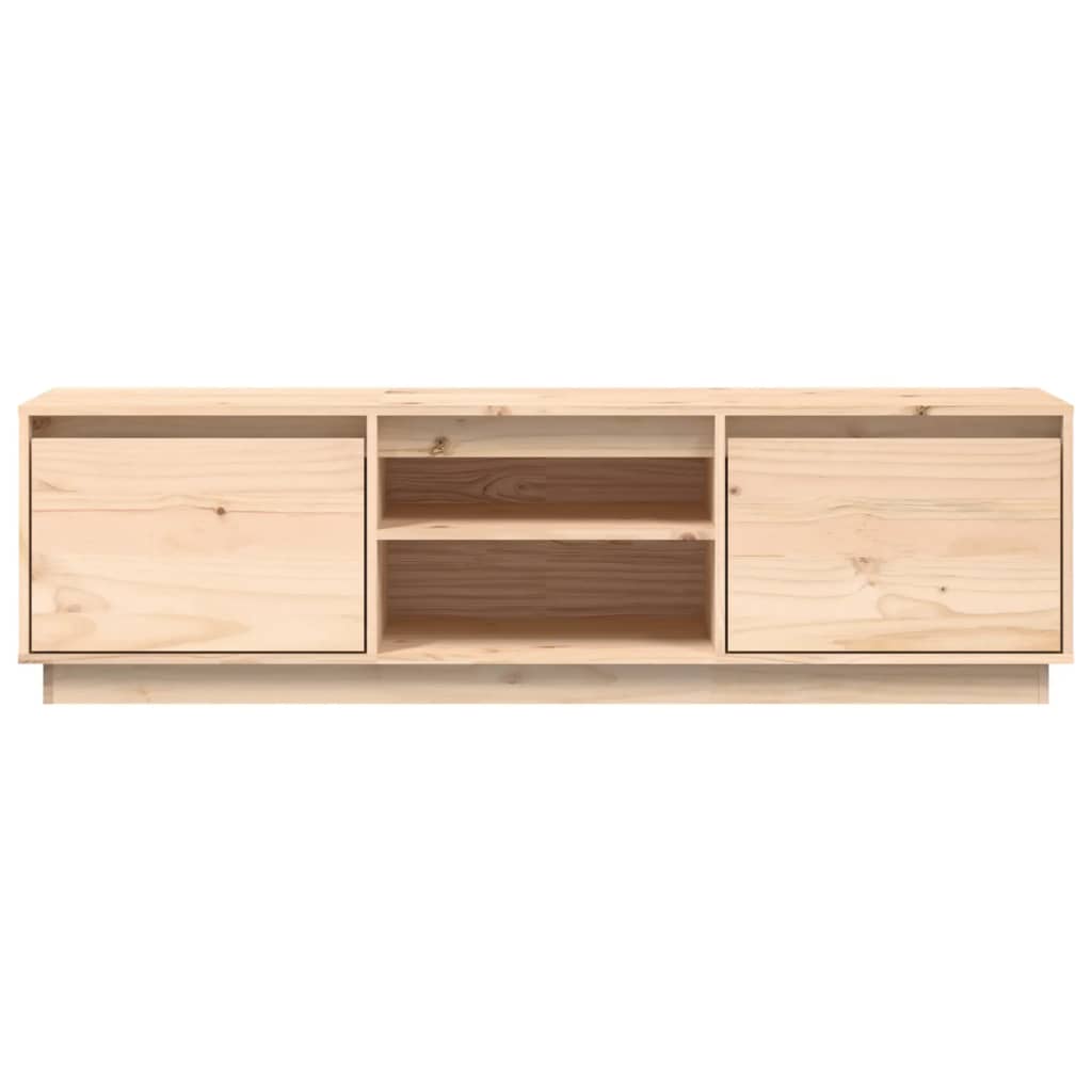 TV Cabinet 140x35x40 cm Solid Wood Pine