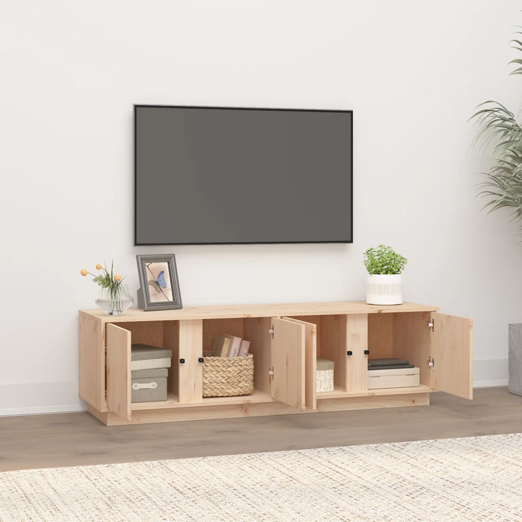 TV Cabinet 140x40x40 cm Solid Wood Pine