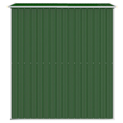 Garden Shed Green 192x191x223 cm Galvanised Steel