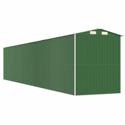 Garden Shed Green 192x1021x223 cm Galvanised Steel