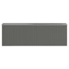 Garden Shed Light Grey 192x606x223 cm Galvanised Steel