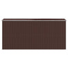 Garden Shed Dark Brown 192x440x223 cm Galvanised Steel