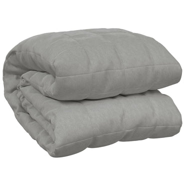 Weighted Blanket Grey 138x200 cm Single 6 kg Fabric