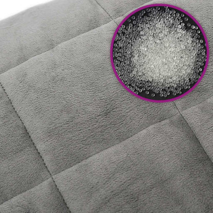 Weighted Blanket Grey 200x225 cm 9 kg Fabric