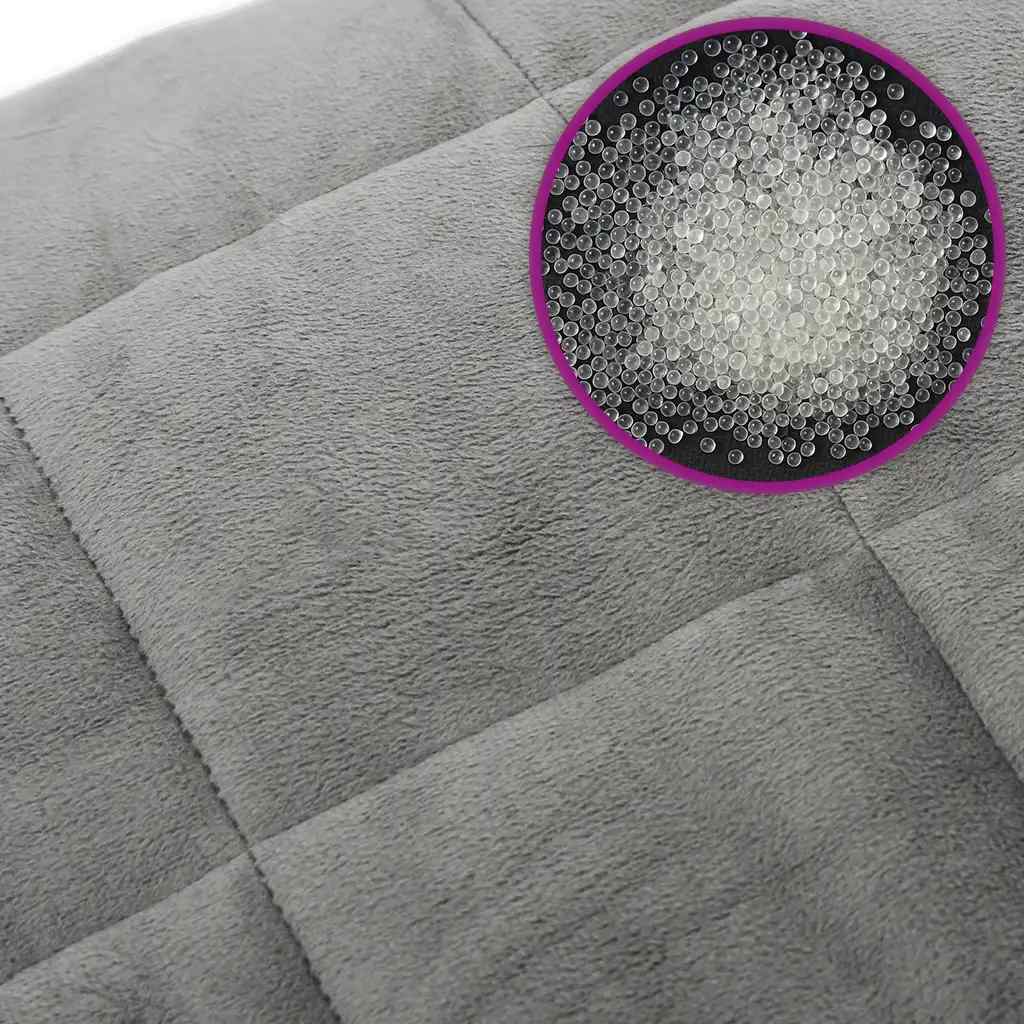 Weighted Blanket Grey 220x260 cm 15 kg Fabric