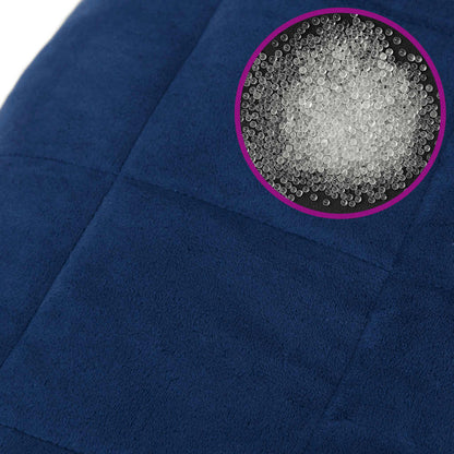 Weighted Blanket Blue 235x290 cm 11 kg Fabric