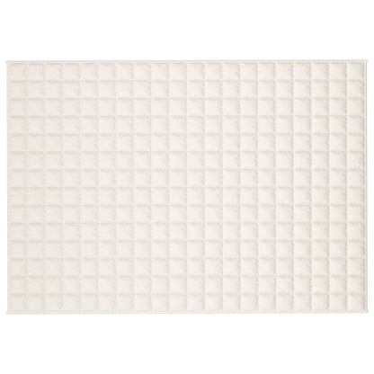 Weighted Blanket Light Cream 138x200 cm Single 10 kg Fabric