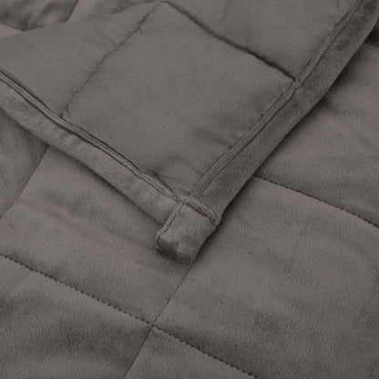 Weighted Blanket Grey 138x200 cm Single 6 kg Fabric