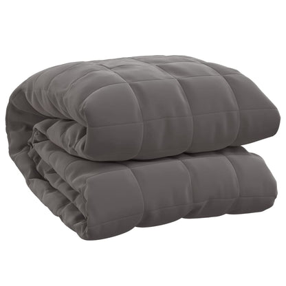 Weighted Blanket Grey 138x200 cm Single 10 kg Fabric