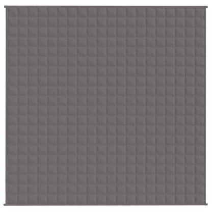 Weighted Blanket Grey 200x200 cm 9 kg Fabric