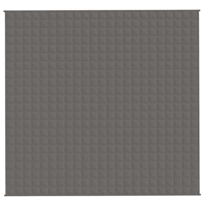 Weighted Blanket Grey 220x235 cm King 15 kg Fabric