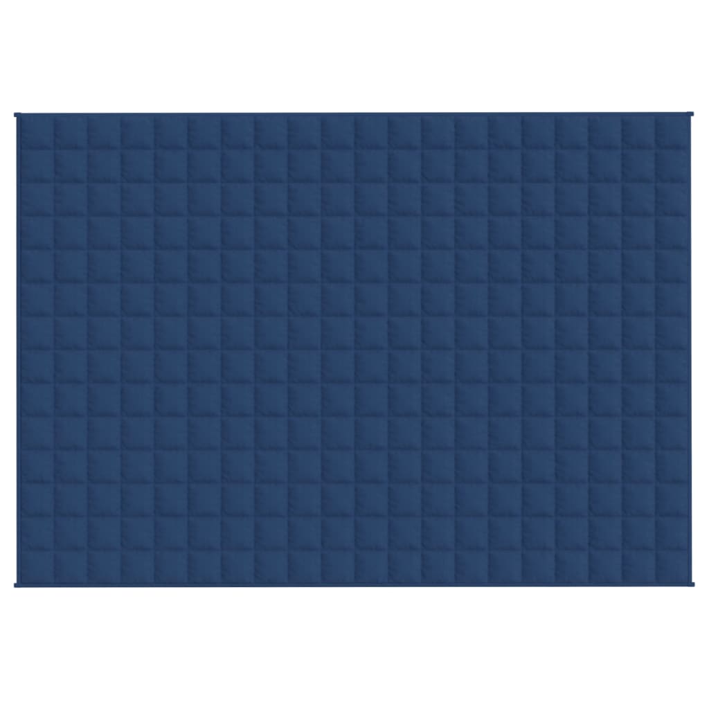 Weighted Blanket Blue 138x200 cm Single 6 kg Fabric