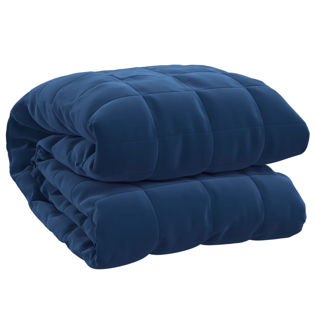 Weighted Blanket Blue 150x200 cm 7 kg Fabric