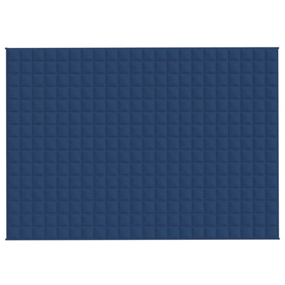 Weighted Blanket Blue 155x220 cm 7 kg Fabric