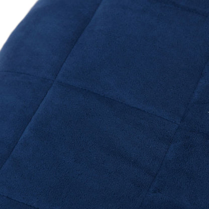 Weighted Blanket Blue 155x220 cm 7 kg Fabric