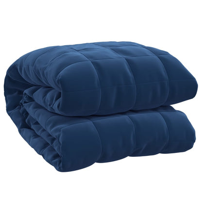 Weighted Blanket Blue 155x220 cm 11 kg Fabric