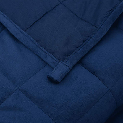 Weighted Blanket Blue 220x235 cm King 11 kg Fabric