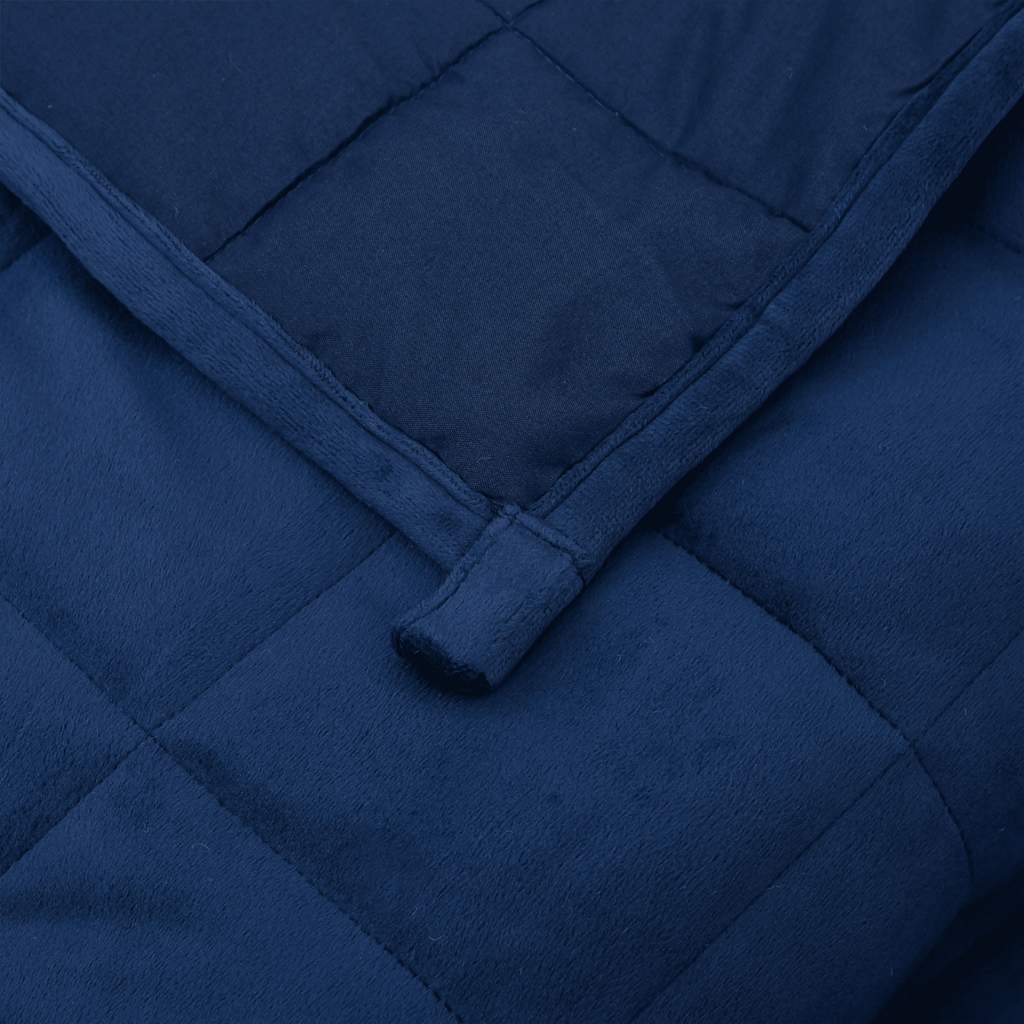 Weighted Blanket Blue 220x260 cm 15 kg Fabric