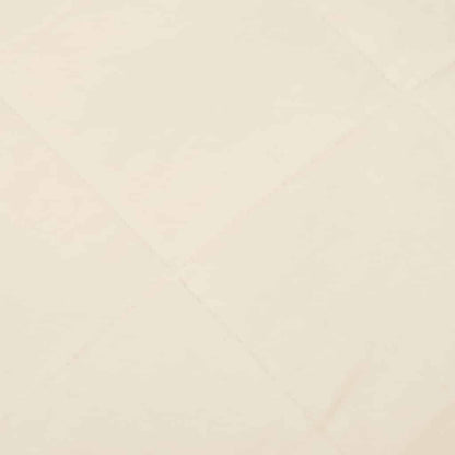 Weighted Blanket Light Cream 120x180 cm 9 kg Fabric