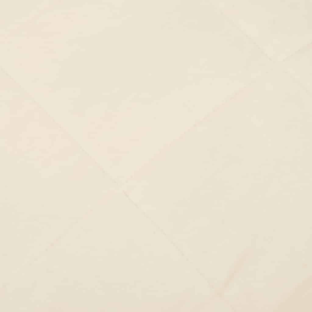 Weighted Blanket Light Cream 155x220 cm 7 kg Fabric