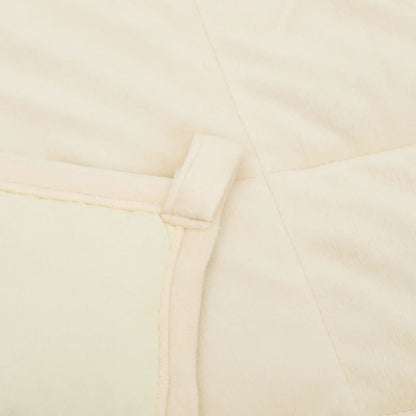 Weighted Blanket Light Cream 235x290 cm 11 kg Fabric