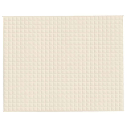Weighted Blanket Light Cream 235x290 cm 15 kg Fabric
