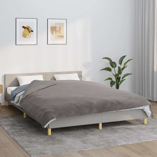 Weighted Blanket With Cover | Grey | Cotton | Large