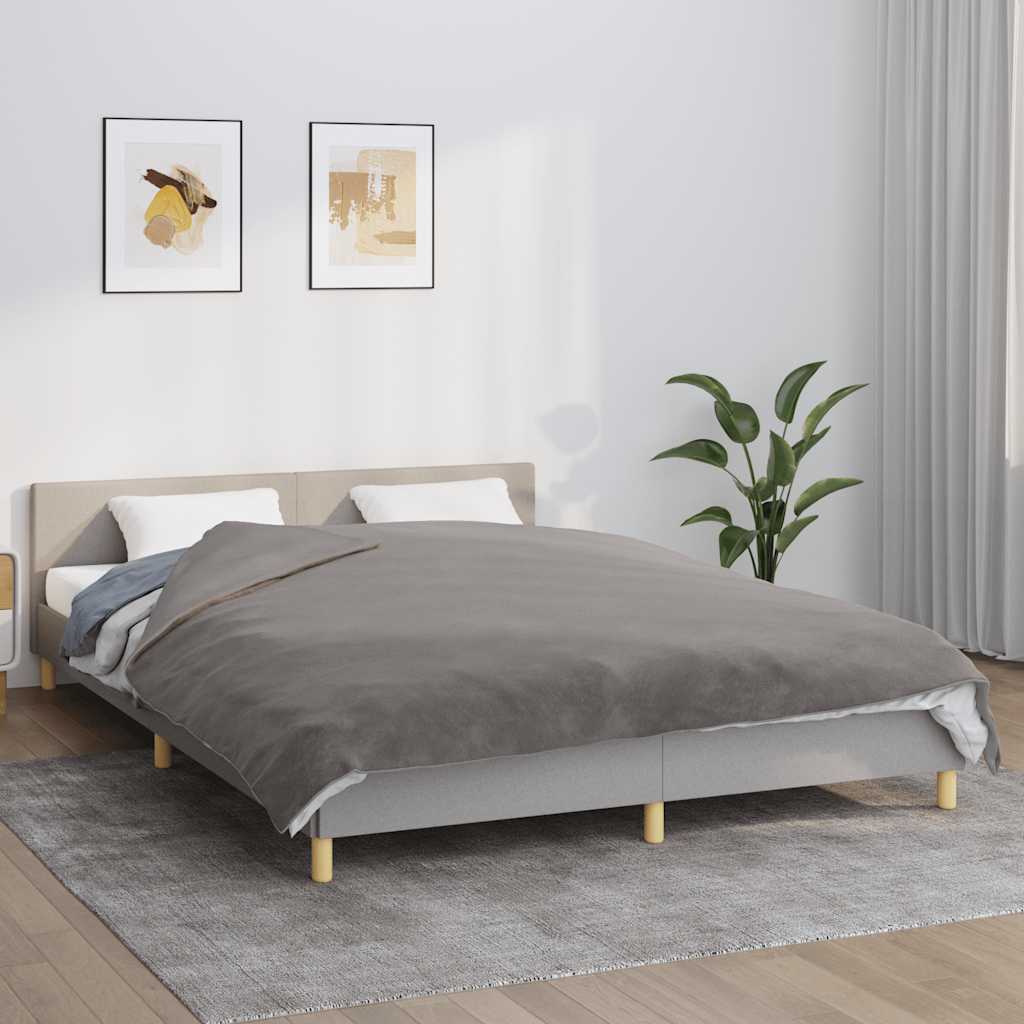 Weighted Blanket With Cover | Grey | Cotton | Large