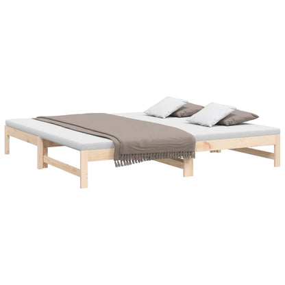 Day Bed | Natural Pine | Solid pinewood | Double