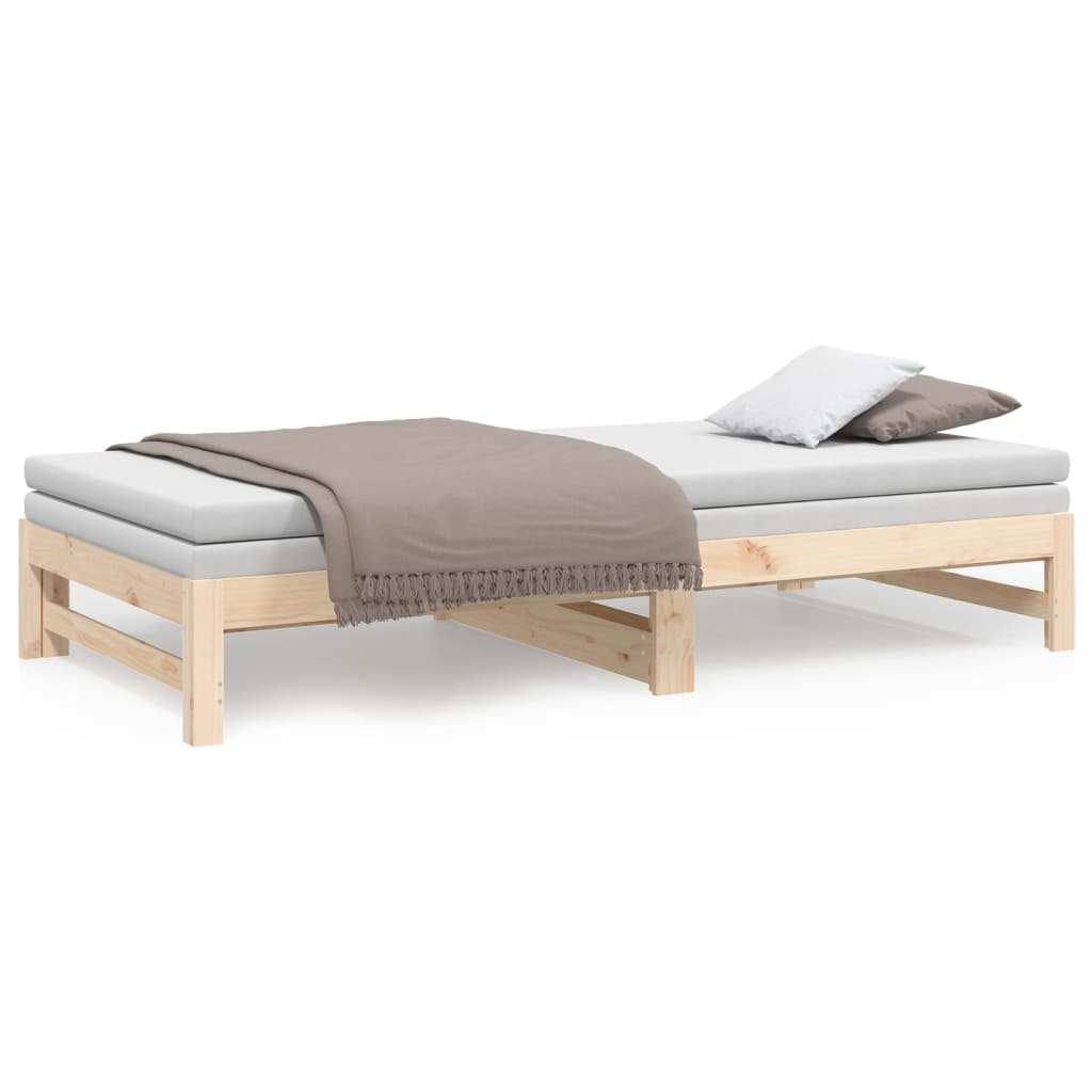 Day Bed | Natural Pine | Solid pinewood | Double