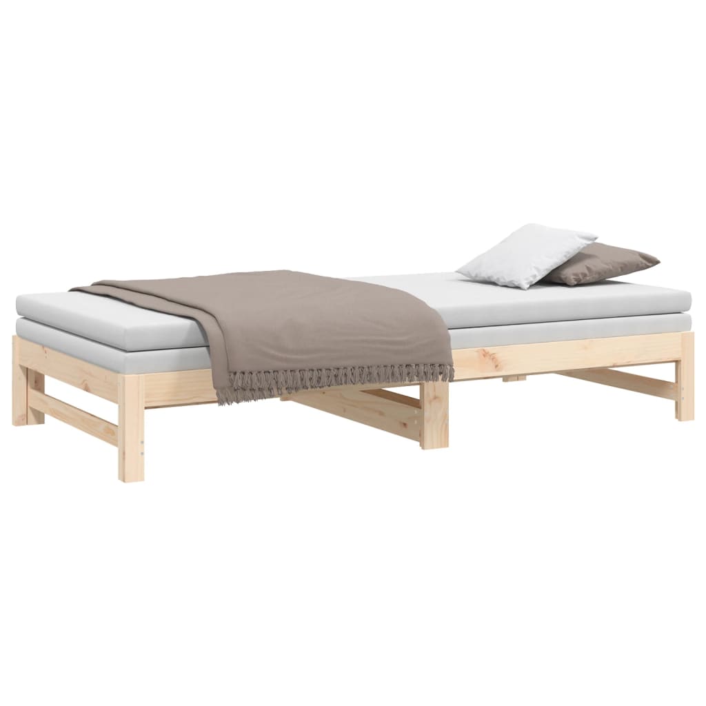 Day Bed | Natural Pine | Solid pinewood | Double